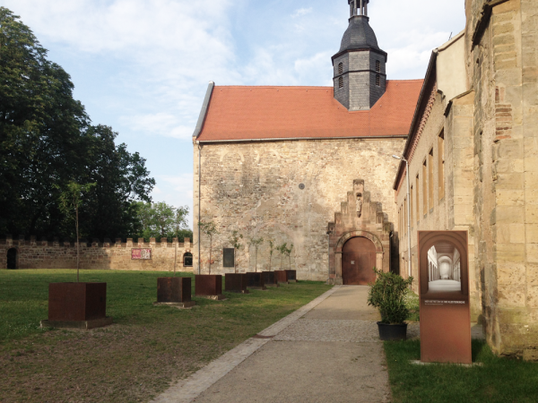 Lenz, Stiftung, Kocmoc, Denkmal, Goseck, Schloss, Kloster, Kirche, Rekonstruktion, Visualisierung, Rendering , Ausstellung
