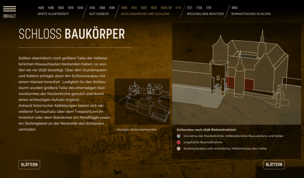 Lenz, Stiftung, Kocmoc, Denkmal, Goseck, Schloss, Kloster, Kirche, Rekonstruktion, Visualisierung, Rendering , Ausstellung