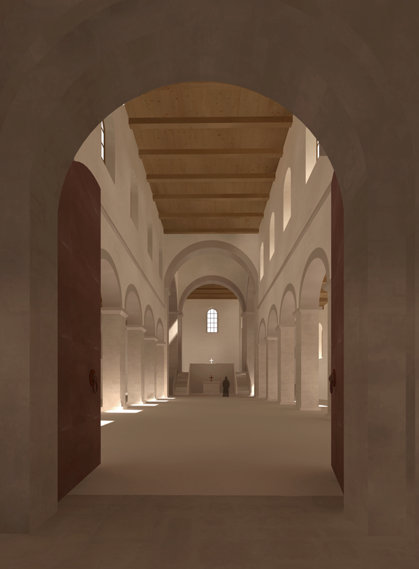 Lenz, Kulturstiftung, Rendering, Visualisierung, Denkmal, Goseck, Schloss, Kloster, Kirche