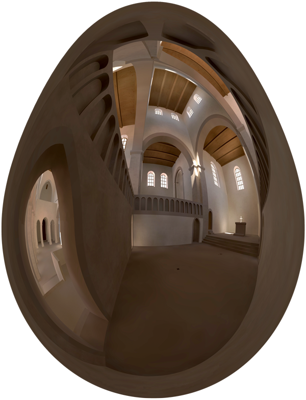 Lenz, Kulturstiftung, Rendering, Visualisierung, Denkmal, Goseck, Schloss, Kloster, Kirche